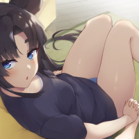small boobs thighs the gap curvy P!nta holding hands anime anime girls digital art artwork 2D Fate series FateGrand Order Ushiwakamaru Fate fan art POV