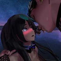 Een anime meisje deed een pijpbeurt en nodigt je uit om haar in het gezicht te slaan vrchat erp