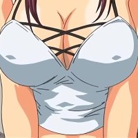 Curious boy permits stepsis with big anime tits to give him BJ