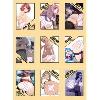 Genshin TARJETA DE coño luminoso de impacto tarjeta de culo grande desnuda Sexy tarjeta de coleccin de Anime ropa interior Flash colorido regalos periféricos de Anime Hobbies y piezas de coleccin