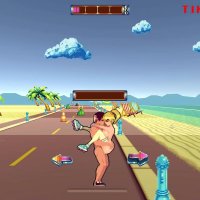 Roller babe HENTAI Game PornPlay Ep.1 PUBLIC CREAMPIE and 69 at the beach