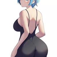 Rem Waifu Big Butt Anime Lewd Sticker