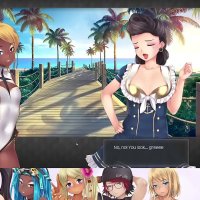 Lewd VTuber Nekos Anime Threesome in Lingerie During Live Game Stream