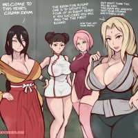 Porn comic Naruto. Tsunade Sakura Tenten and Hanabi Comic. Arachnart. Sex comic guys are taking