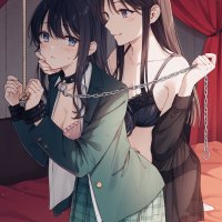 tada no yukiko bondage bra cleavage lingerie open shirt pantsu see through seifuku yuri