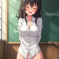 Dari anime telanjang tanpa celana dalam di sekolah