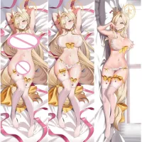Dakimakura Anime Blue Archive Kuwakami Kaho Large Breasts Nude Gerie Double-Sided Print Life-Size Body Pillows Cover Adult