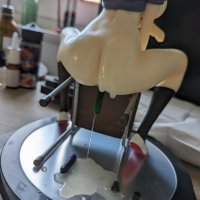 Anime figurine cumshot