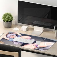 PORNHUX Sexy Anime Girl Naked Girls Gaming Mouse Pad 800x300 xxl XXL Gaming Mouse Pad super large non-slip mouse pad desk pad and keyboard pad suitable for PC computer laptop: Amazon.co.uk: PC