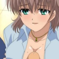 Huge titty anime teacher gives a boobjob to student gets facial