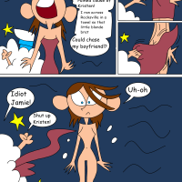 Comic Kelley lost her towel and is naked by matiriani1999 on DeviantArt