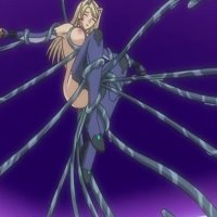 Blonde human slave is trained as hentai alien fuck toy