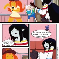 Adventure time porn comic: Practice With The Band