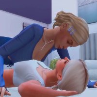 futanari stepmom arranged hard anal sex for a straight stepdaughter sims me hentai animation