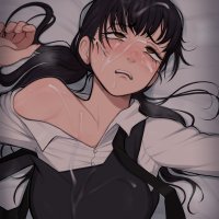 chainsaw man mitaka asa yoru chainsaw man afrobull cum on face