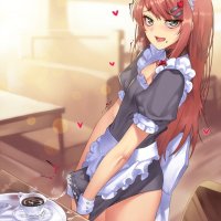 Ooo I like with extra milk Futanari Maid
