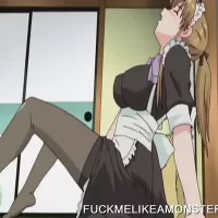 Anime empregada se masturba e fica molhada