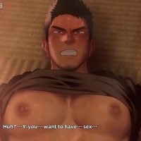 Hairy Hot DILF Rides Big Cock for Hardcore Anime Creampie Action