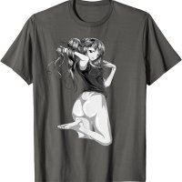 : Anime Hentai kawaiiOtakuWaifu AhegaoOtaku Merch T-Shirt : Clothing Shoes Jewelry
