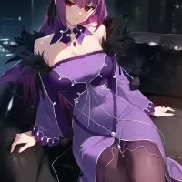 Lam Vex Scathach Skadi and ai generated