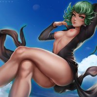 Download photo 1600x1200 onepunch man tatsumaki anime hentai boobs tits nipples pussy legs