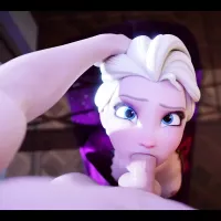 Elsa gets Mouth Full of Cream Down Her Throat: Indian Blonde Porn