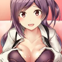 Wallpaper : anime girls Hagikaze KanColle Kantai Collection holding boobs cleavage 1712x2400
