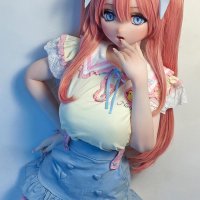 Muñeca sexual de silicona de anime Hayakawa Saaya de 148 cm 4 pies 10 pulgadas con pechos grandes cabeza RAD011