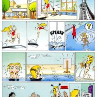 Dutch comic girl loses swimsuit in pool by mobsterbiaa on DeviantArt