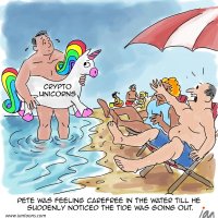 Cartoon: Swimming naked