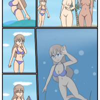 bottomless in nude beach by MrWingss on DeviantArt