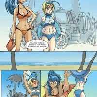 Porn comic Swimming is Prohibited. Chapter 1. Akabur. Sex comic busty beauties were