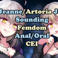 Suffering the consequences with JeanneArtoriaAlter Part2FGO Hentai JOIFemdom Sounding Assplay