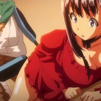 Tsundero pornocompilatie met sexy anime-meisje met enorme borsten