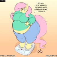 Fluttershy Weight Gain comic porn