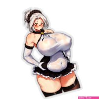 E22 Thicc Sexy Girl Sticker Anime Women Sticker Hot Waifu Sticker Cute