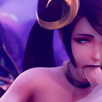 Support Sona Does 3D Deepthroat in LoL Sex Animation
