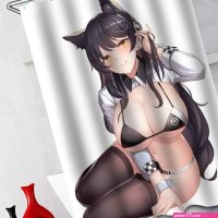 Anime Big Breasts Big Ass Girl Nude Print Shower Curtain Bathroom Supplies Waterproof Bathroom Decoration with Hook : Amazon.ca: Home