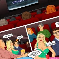 Hotwife Comics-The Movie Theater Free Porn Comics