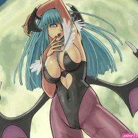 Wallpaper : illustration anime girls big boobs cartoon succubus Morrigan Aensland Darkstalkers Vampire video game screenshot mangaka 1024x768
