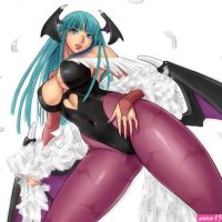 Wallpaper : illustration anime girls big boobs cartoon black hair succubus Morrigan Aensland Darkstalkers Vampire video game mangaka 1024x768