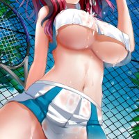 Wallpaper : anime girls boobs Red Bikini vertical art gallery curvy cat ears 1400x2052