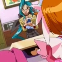 Weird Anime Ball Busting Teen Smashes Crotch