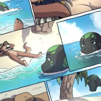 Alone On The Beach Porn Comic english 02