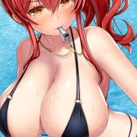 big boobs huge breasts Zara Azur Lane anime anime girls digital art artwork portrait display 2D Azur Lane