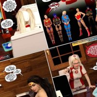 New Arkham For Superheroines 8 extreme sadism porn comics