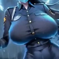 Cute police officer dance Ai animation feat. Noir
