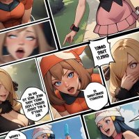 Porn comic Cynthia and Dawn Hypnotraining. Pokemon. Electrickink Sex comic guy uses hypnosis