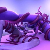 Liara and Aria Futa Tentacles 4K VR Animation by Likkezg