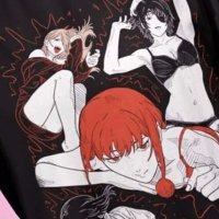 Unisex Waifu Material Anime T-Shirt Anime Woman Shirt hentai mousepad